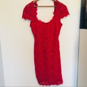 Red Lace Dress